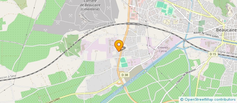 localisation de l'entreprise BEAUCAIRE ALU  BEAUCAIRE