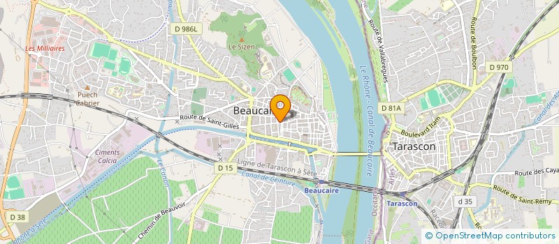 localisation de l'entreprise BEAUCAIRE NATIONALE  BEAUCAIRE