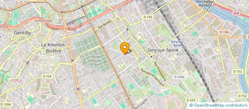 localisation de l'entreprise BEAUCAIRE ROBINSON à IVRY-SUR-SEINE
