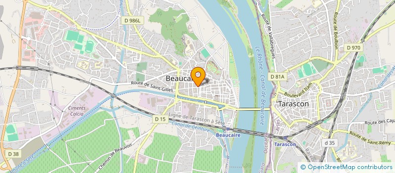 localisation de l'entreprise BEAUCAIRE SPORTS à BEAUCAIRE