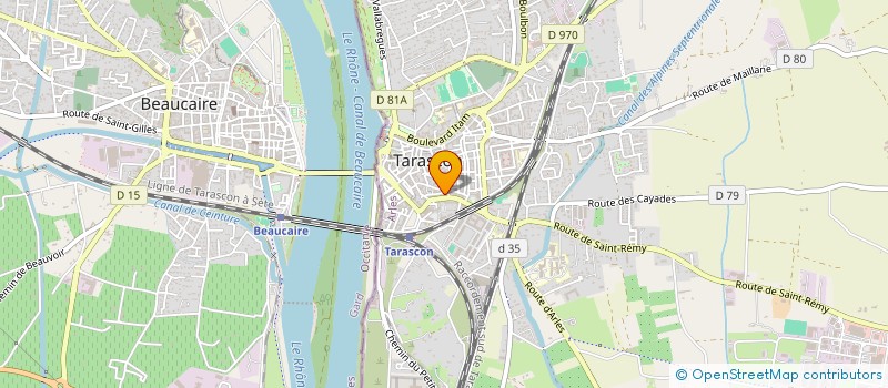 localisation de l'entreprise BEAUCAIRE-TARASCON-TOURISME VOYAGES à TARASCON