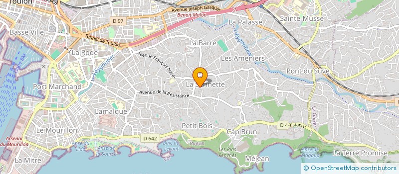 localisation de l'entreprise BEAUCAIRE VIDEO à TOULON