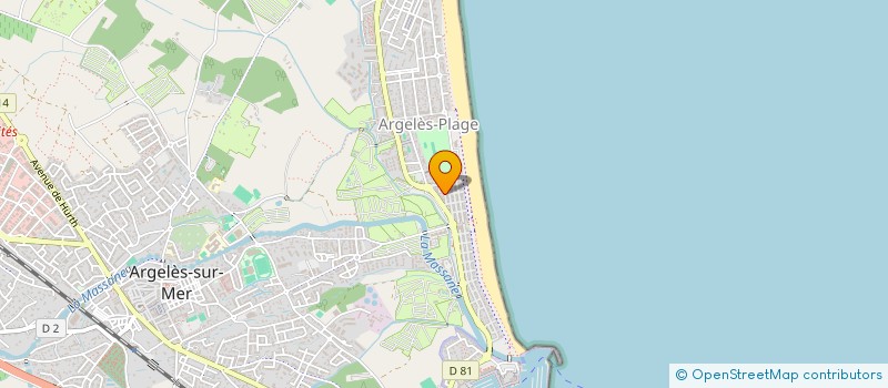 localisation de l'entreprise BEAUCAMP à ARGELES-SUR-MER
