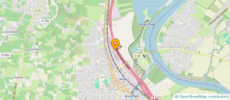 localisation de l'entreprise BEAUCAMPS GALVANOTECHNIQUE DISTRIBUTION  ANSE