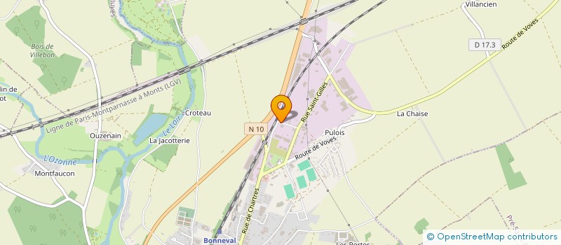 localisation de l'entreprise BEAUCE-BETON à BONNEVAL