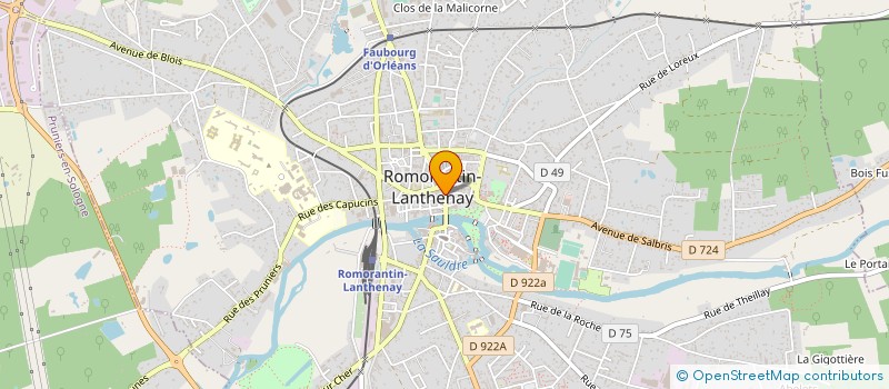 localisation de l'entreprise BEAUCE SOLOGNE COURTAGE  ROMORANTIN-LANTHENAY