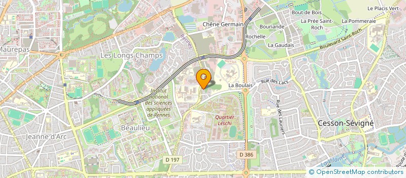 localisation de l'entreprise BEAUCEMAINE PLOUFRAGAN à CESSON-SEVIGNE