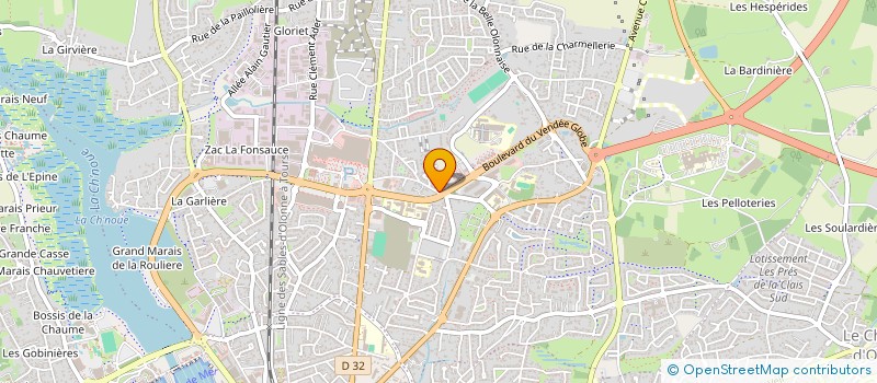 localisation de l'entreprise BEAUCENS à LES SABLES D'OLONNE