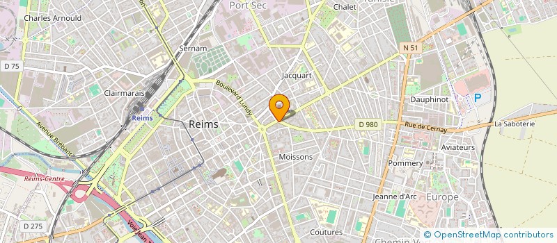 localisation de l'entreprise BEAUCHAMP MARC ET FILS SARL à REIMS