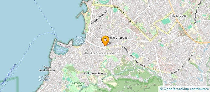 localisation de l'entreprise BEAUCHAMPS à MARSEILLE