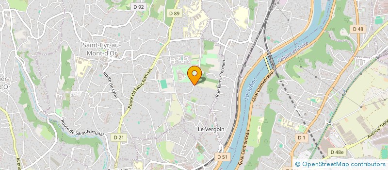 localisation de l'entreprise BEAUCHAMPS DE SAINT FONS  SAINT-CYR-AU-MONT-D'OR