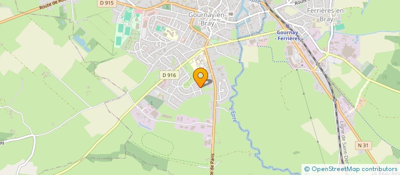 localisation de l'entreprise BEAUCHANTIER  GOURNAY-EN-BRAY