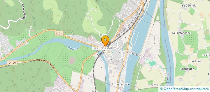 localisation de l'entreprise BEAUCHARABIA à BEAUCHASTEL