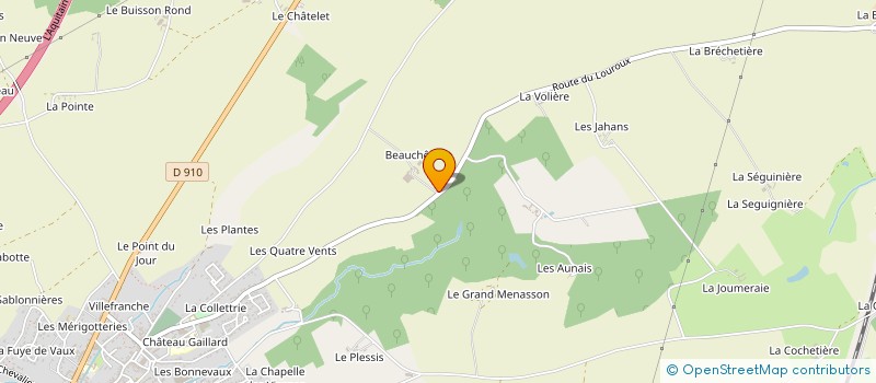 localisation de l'entreprise BEAUCHENE  SAINTE-MAURE-DE-TOURAINE