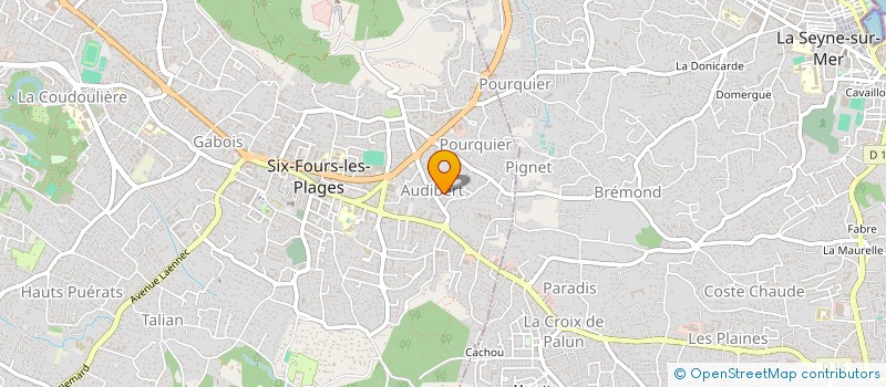localisation de l'entreprise BEAUCHENE  SIX-FOURS-LES-PLAGES