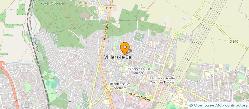 localisation de l'entreprise BEAUCHENE ET CIE  VILLIERS-LE-BEL