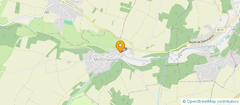 localisation de l'entreprise BEAUCHENE IMMOBILIER  MONTCHAUVET