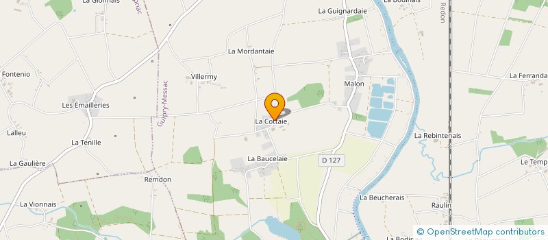 localisation de l'entreprise BEAUCHERAIE METHANERGIE à GUIPRY-MESSAC