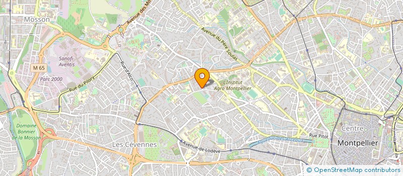 localisation de l'entreprise BEAUCLAIR JEAN MARTIN L PAUL à MONTPELLIER