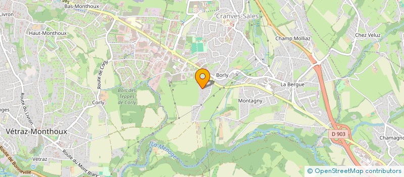 localisation de l'entreprise BEAUCLANT  CRANVES-SALES