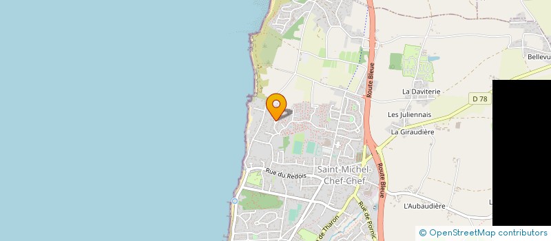 localisation de l'entreprise BEAUCOULMIERS  SAINT-MICHEL-CHEF-CHEF