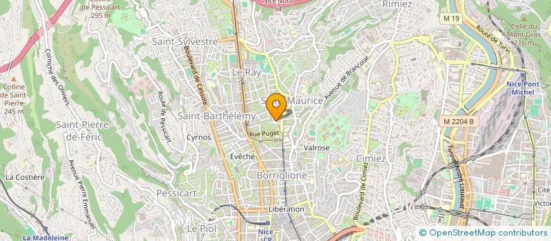 localisation de l'entreprise BEAUCOUP DE COUPS PRODUCTION à NICE