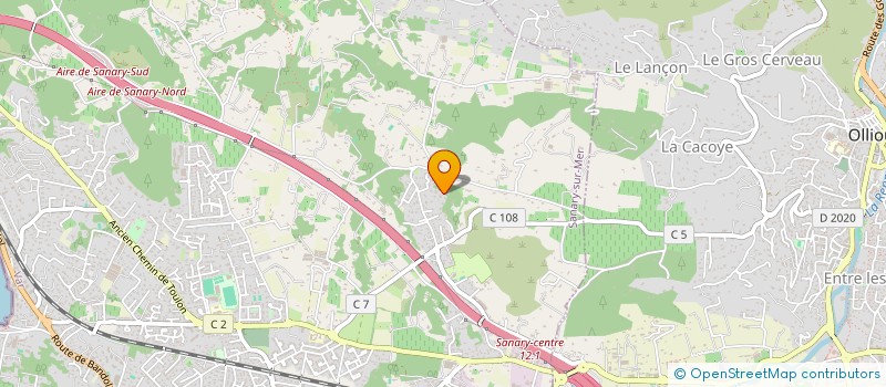 localisation de l'entreprise BEAUCOURT DESPINARD  SANARY-SUR-MER