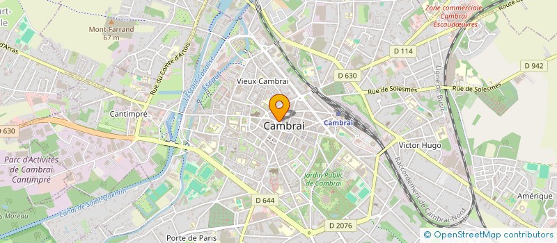 localisation de l'entreprise BEAUCOUSIN GENEVIEVE-HERVE-CHRISTINE à CAMBRAI