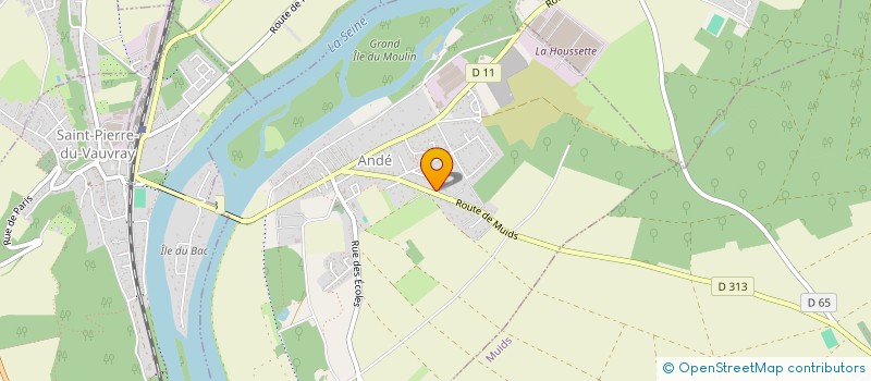 localisation de l'entreprise BEAUCOUSIN MAINTENANCE ENERGIE  ANDE