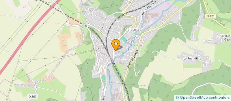 localisation de l'entreprise BEAUD FABRICE TRIPET EMMANUELLE  MALAUNAY