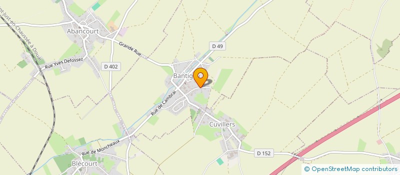 localisation de l'entreprise BEAUDE BASTIEN  BANTIGNY