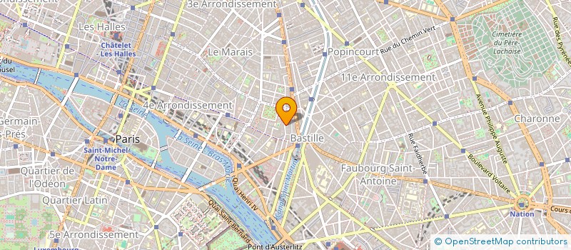 localisation de l'entreprise BEAUDE CLAUDE ESSUIED JACQUES  PARIS