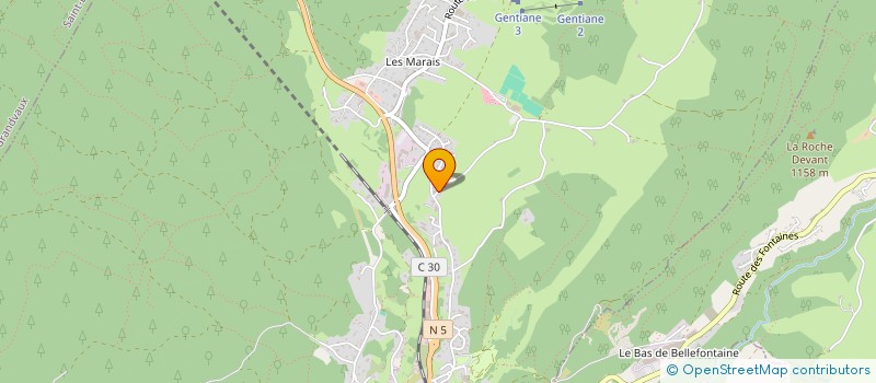 localisation de l'entreprise BEAUDGEOIS  LONGCHAUMOIS