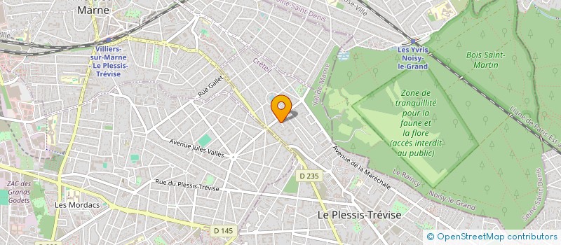 localisation de l'entreprise BEAUDHUIN INDUSTRIES  LE PLESSIS-TREVISE