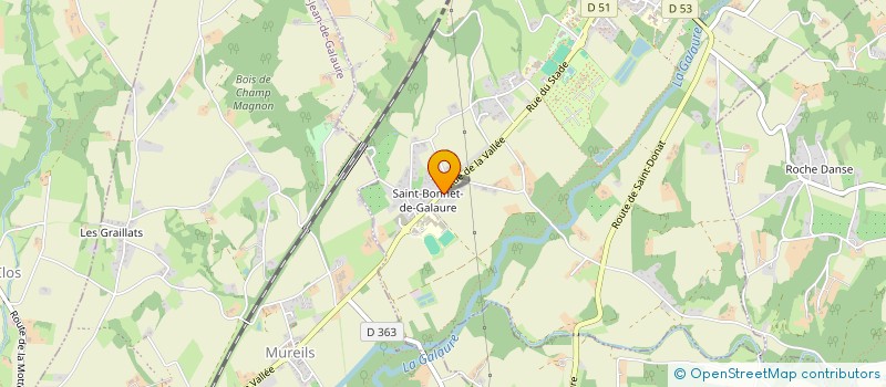 localisation de l'entreprise BEAUDHUIN RENOVATION  CHATEAUNEUF-DE-GALAURE