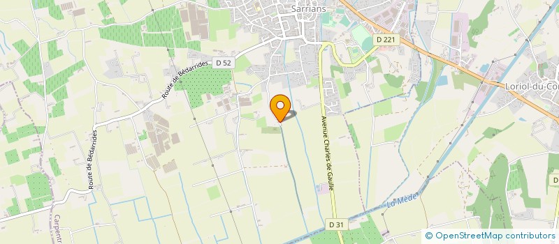 localisation de l'entreprise BEAUDIN  SARRIANS