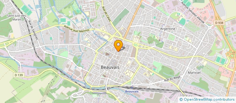 localisation de l'entreprise BEAUDIZ  BEAUVAIS