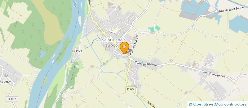 localisation de l'entreprise BEAUDOIN à SAINT-BENOIT-SUR-LOIRE