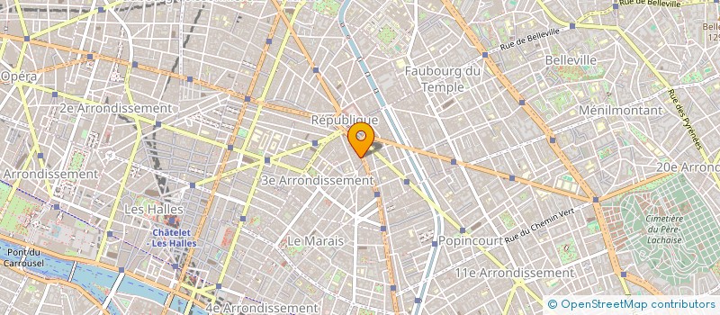 localisation de l'entreprise BEAUDOIN ET CIE à PARIS
