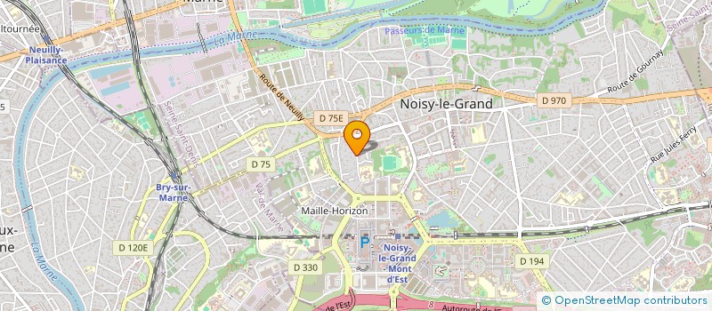 localisation de l'entreprise BEAUDON CONSTRUCTION REHABILITATION  NOISY-LE-GRAND