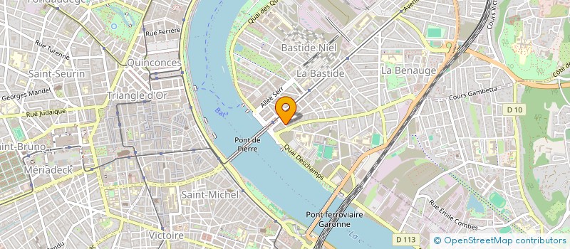 localisation de l'entreprise BEAUDOR  BORDEAUX