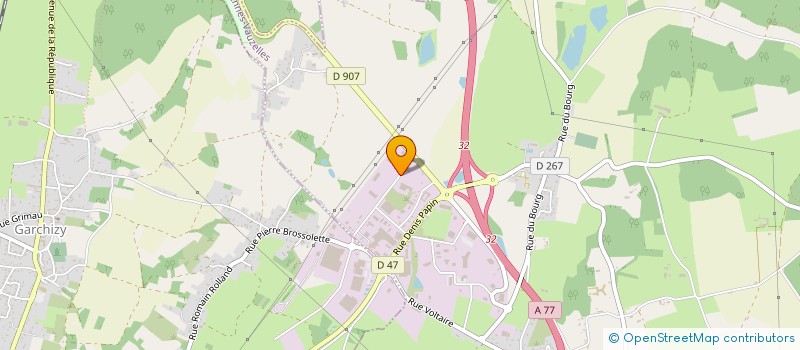 localisation de l'entreprise BEAUDOT à VARENNES-VAUZELLES