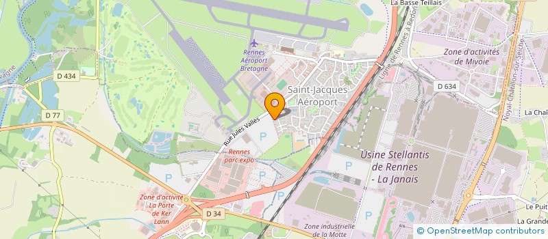 localisation de l'entreprise BEAUDRAIRIE  SAINT-JACQUES-DE-LA-LANDE