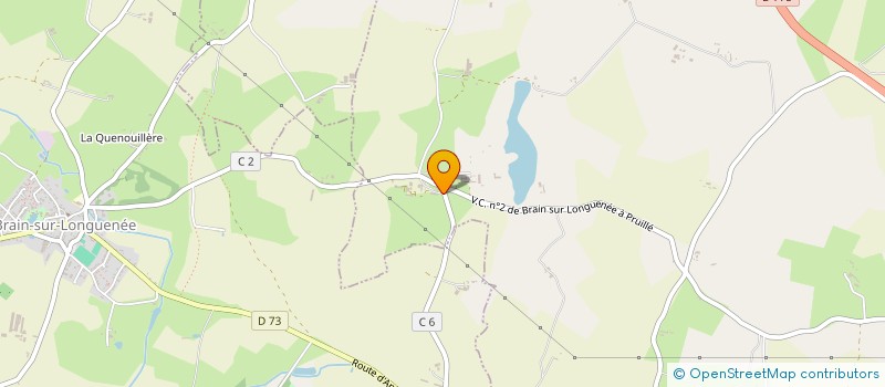localisation de l'entreprise BEAUDUSSEAU à GREZ-NEUVILLE