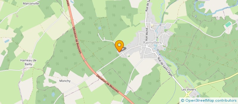 localisation de l'entreprise BEAUFAYS  RAINVILLERS