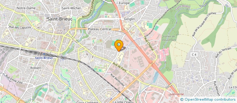 localisation de l'entreprise BEAUFEUILLAGE à SAINT-BRIEUC