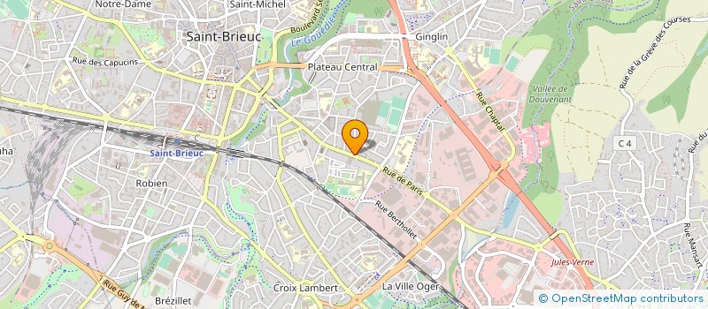 localisation de l'entreprise BEAUFEUILLAGE DENTAIRE à SAINT-BRIEUC