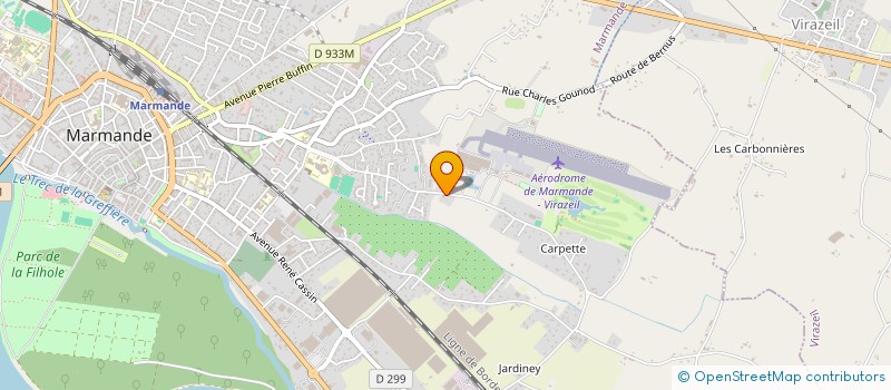 localisation de l'entreprise BEAUFFIGEAU.LARROCHE  MARMANDE