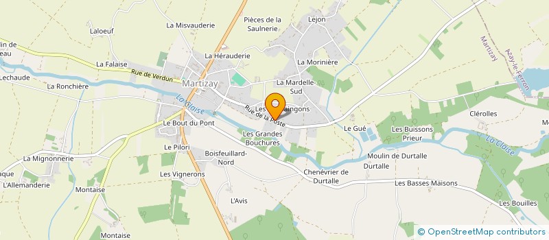 localisation de l'entreprise BEAUFILS à MARTIZAY