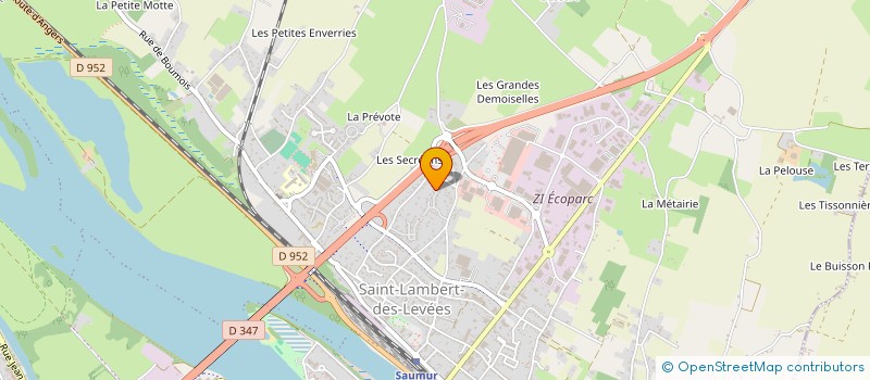 localisation de l'entreprise BEAUFILS  SAUMUR